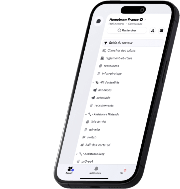 Rejoignez la communauté Homebrew France sur Discord !